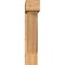 Ekena Millwork Traditional Block Smooth Bracket w/ Offset Brace, Western Red Cedar, 7 1/2"W x 30"D x 36"H BKT0806X30X36TRA05SWR - alternate 4